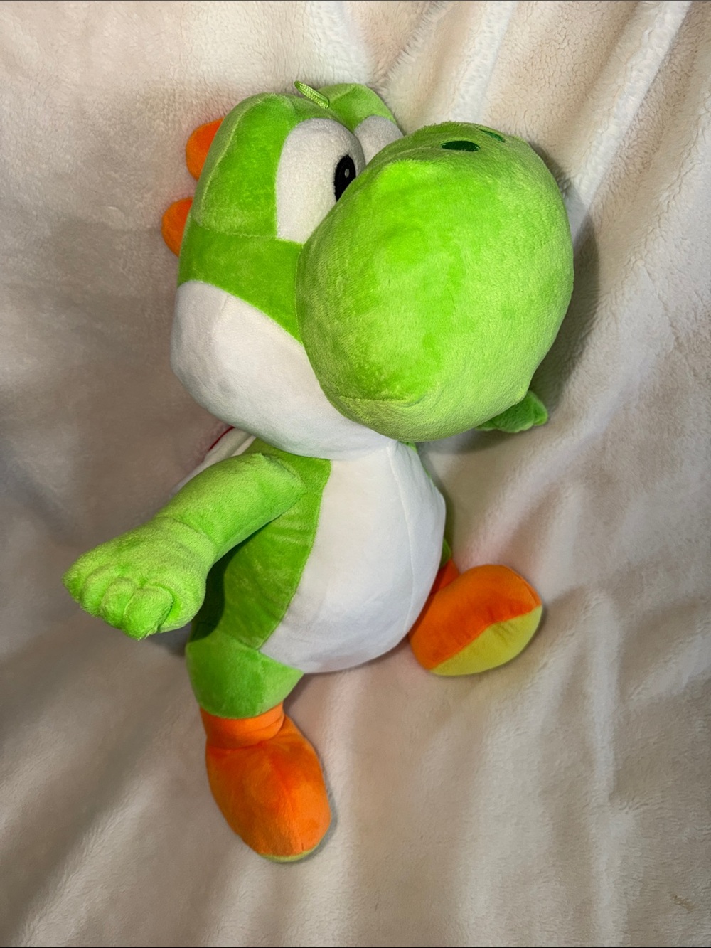 #675 Large stuffed yoshi.